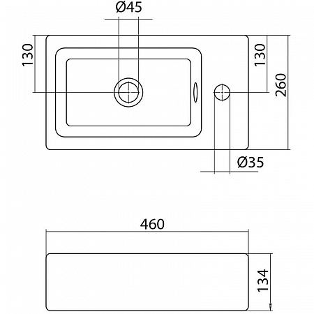 Тумба с раковиной Акватон Эклипс 1A1727K1EK560, темный эбони